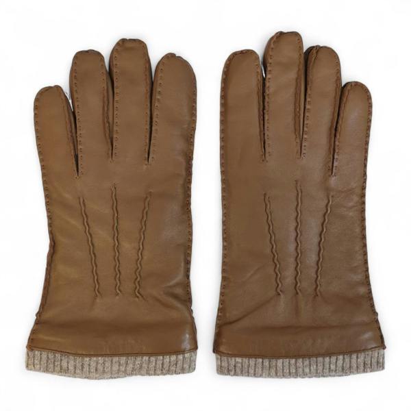 Infinity Leather Men’s Italian Leather Warm Wool Lining Winter Gloves - M-LGV-405