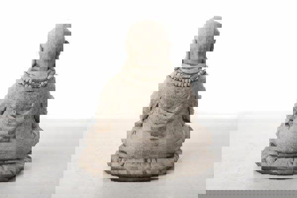 Large Meditating Monk Garden Ornament