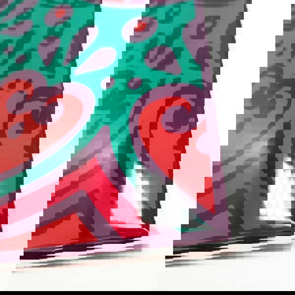 Colourful Mandala Spanish Glossy 3D Sticker Tile 15.4 cm (6 in) - 16pcs in a pack