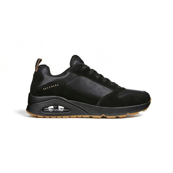 Skechers Skechers UNO - STACRE Mens Casual Trainers Black