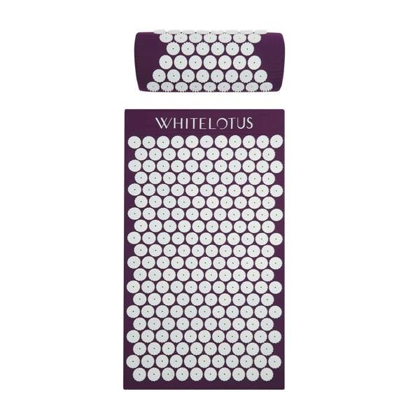 White Lotus Beauty Acupressure Mat and Pillow Set Award Winning 