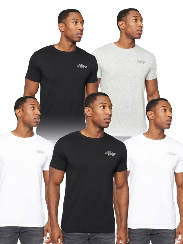 Henleys Script T-Shirt 5pk Assorted