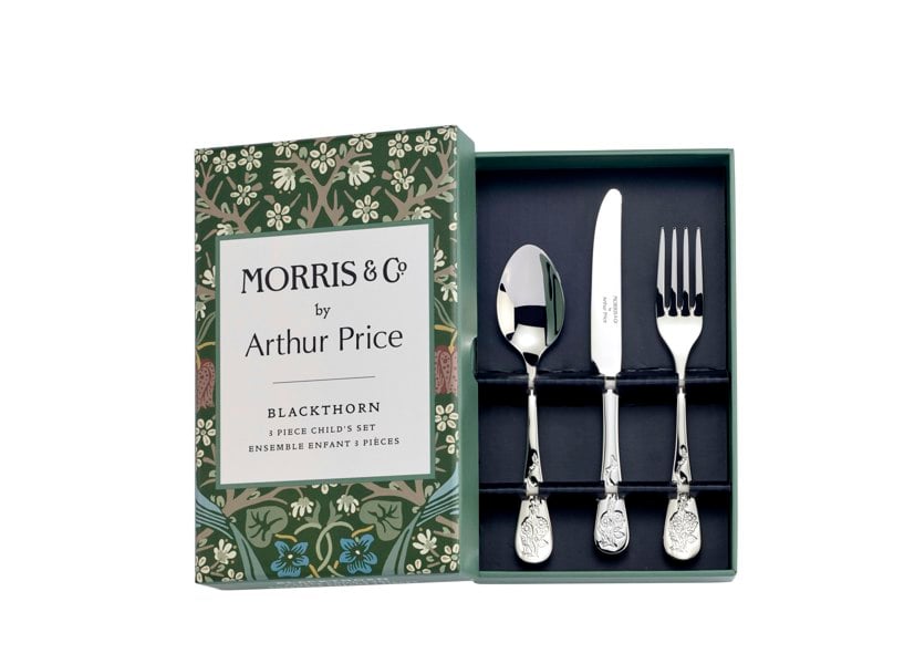 Arthur Price Morris & Co. 'Blackthorn' Stainless Steel 3 Piece Children's Cutlery Set