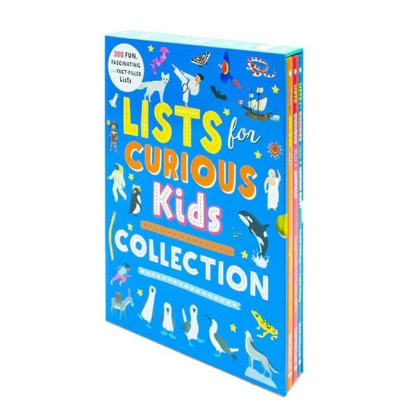 Lists for Curious Kids 3 Book Box Set - Lists for Curious Kids, Human Body and Animals