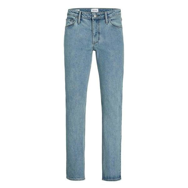 Jack And Jones Mens Clark Evan Denim Straight Jeans - Blue Denim - 