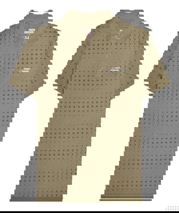 Lambretta Mens Smart Casual Retro All Over Print SKA Polo Shirt