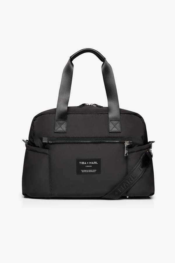 Tiba + Marl Phoenix Eco Holdall Changing Bag Black
