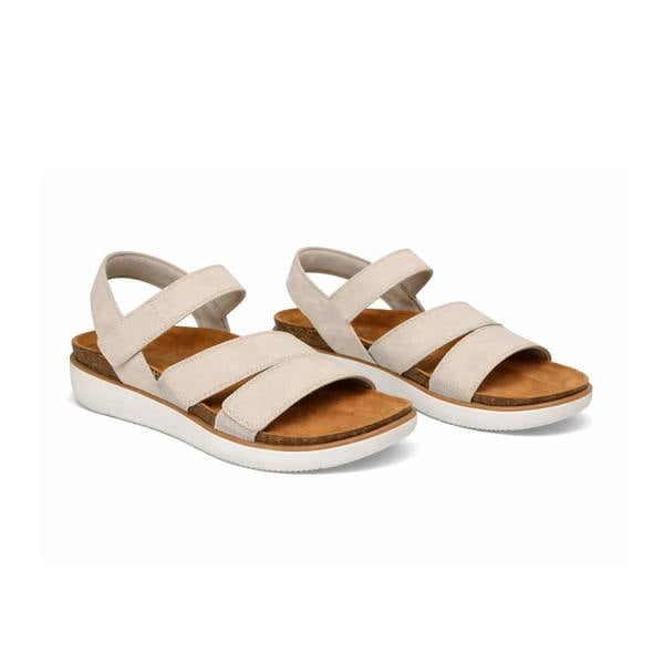 Skechers LIFTED COMFORT Ankle Strap Sandals in Taupe