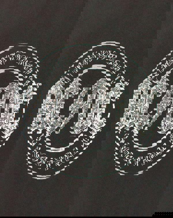 AC/DC Womens Black Logo Short Sleeved T-Shirt