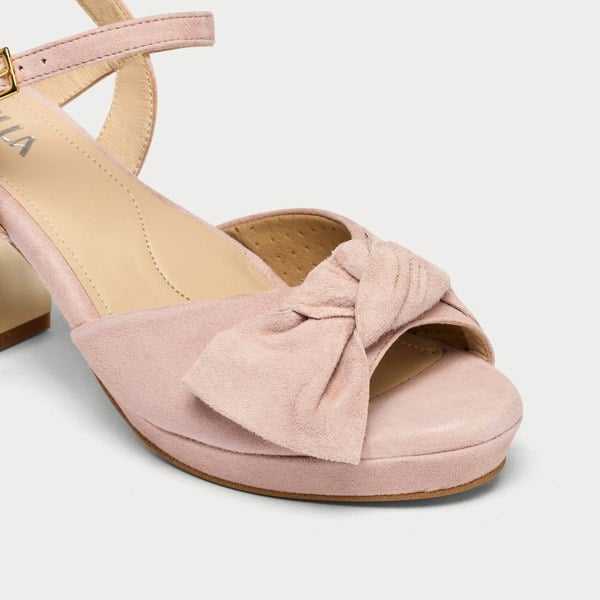 Calla Lizzie Shoes - Soft Rose Suede