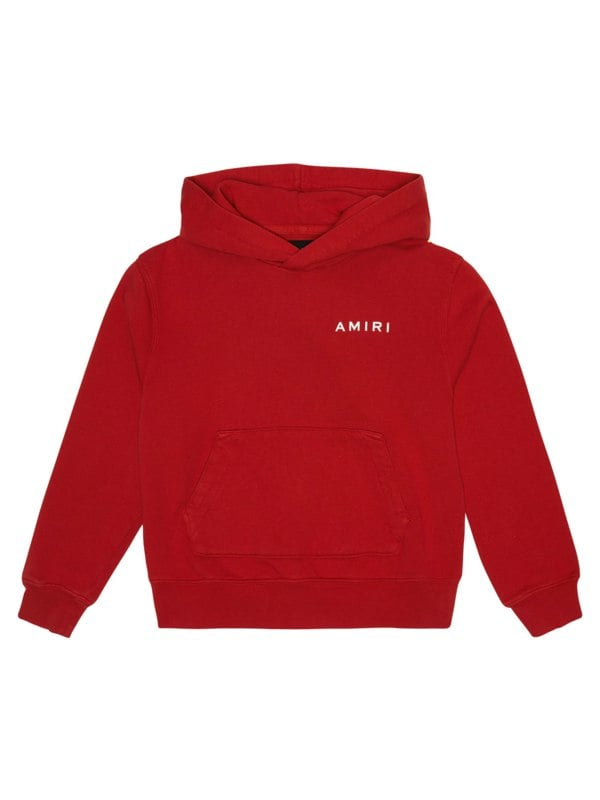 AMIRI KIDS BONES GRAPHIC HOODIE RED / BLUE