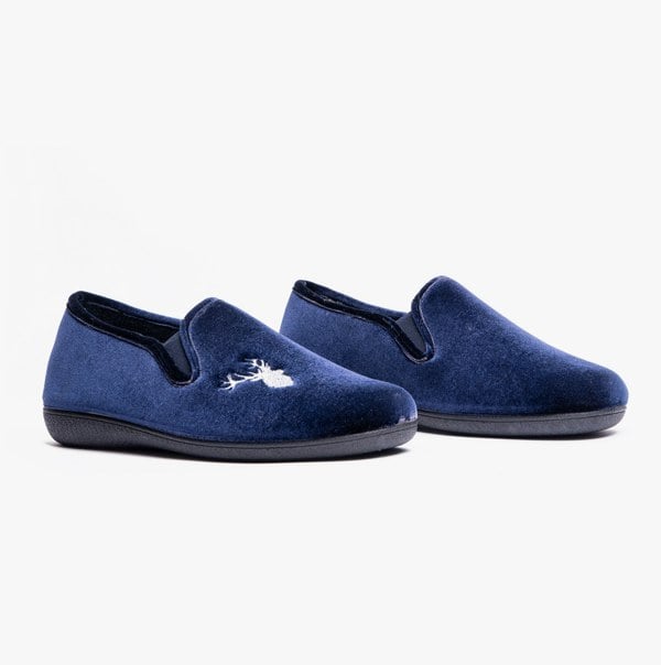 Lotus CLARENCE Mens Slippers Navy