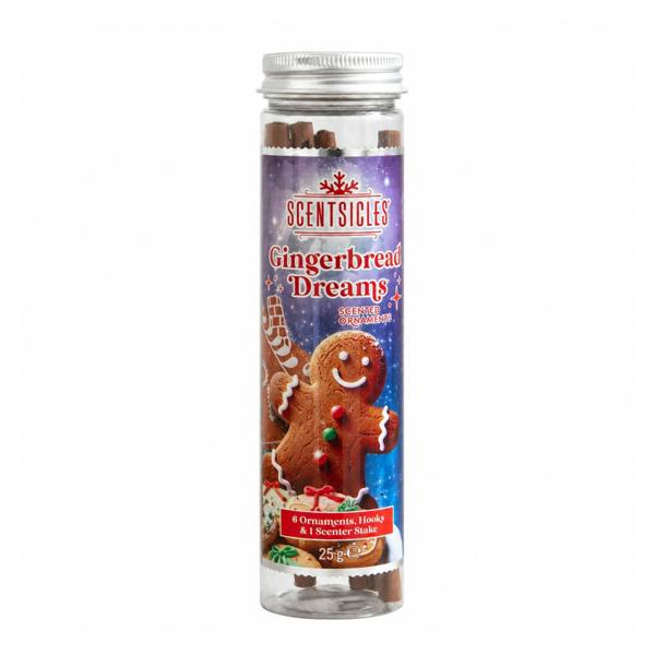 Samuel Alexander 25g Gingerbread Dreams Scented Christmas Scentsicles with Hanging Hooks