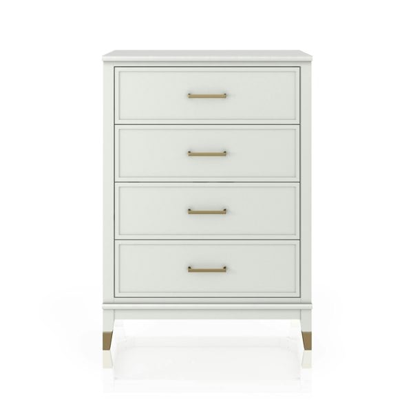 Dorel Home Westerleigh 4 Drawer Dresser White