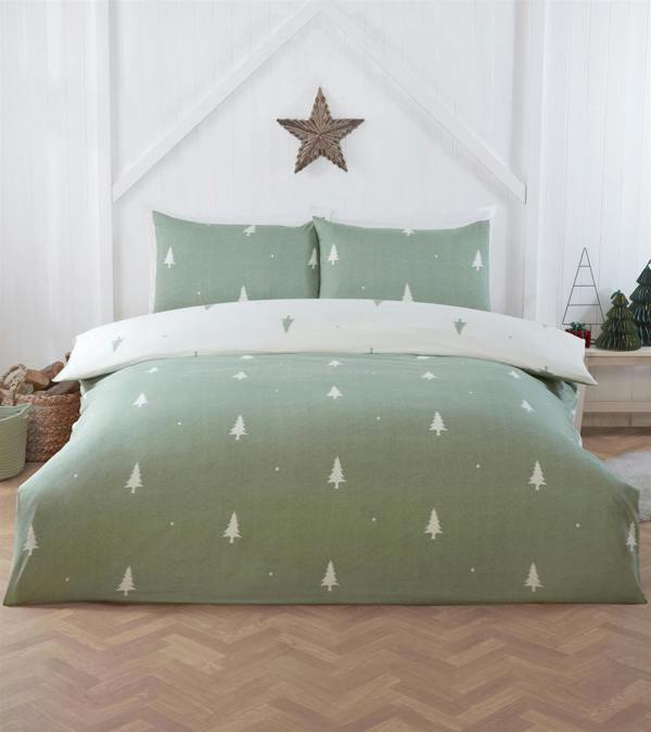 Fir Green Duvet Cover Set