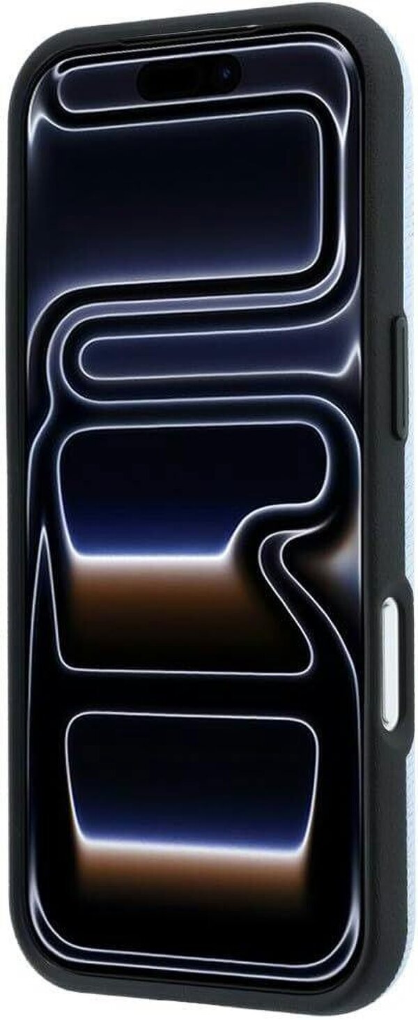 Mercedes Leather Semi Wrap Wood Effect Case with MagSafe for iPhone 17/18 Pro Max 6.9" Blue - MEHMP18X25PFWWPB