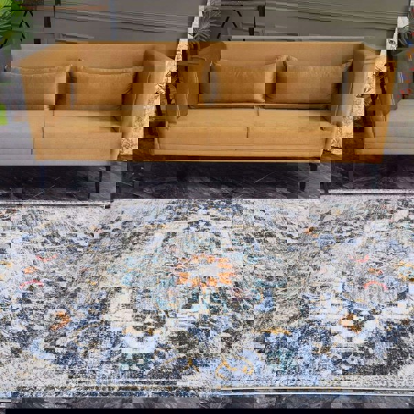 Living Room Rug Vintage Multicolour