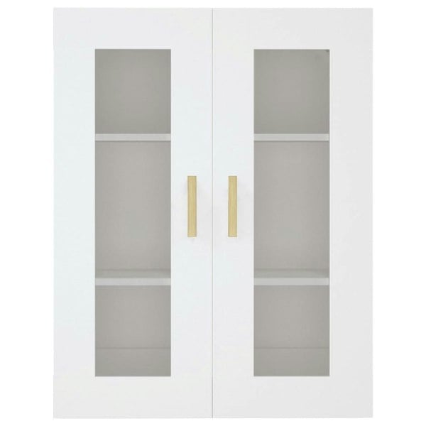 Berkfield Hanging Wall Cabinet White 69.5x34x90 cm
