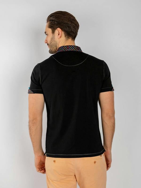 SIGNATURE POLO SHIRT WITH PIXEL INSERT - Claudio Lugli Shirts