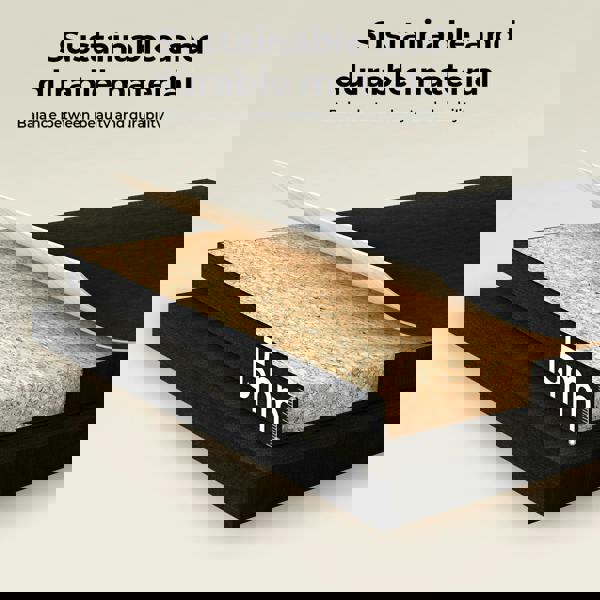 Levede Gaming Desk Computer Table with Monitor Shelf Power Outlets RGB Light