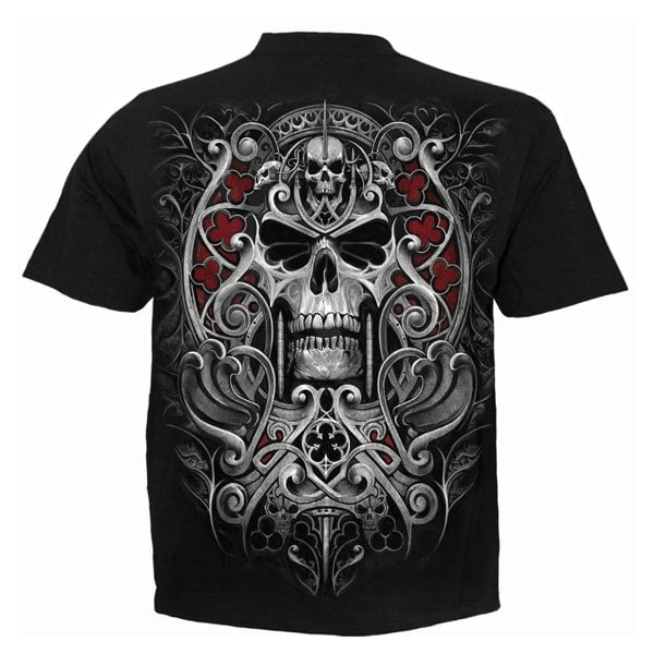 Spiral Direct Unisex Adult Reaper´s Door T-Shirt - Black