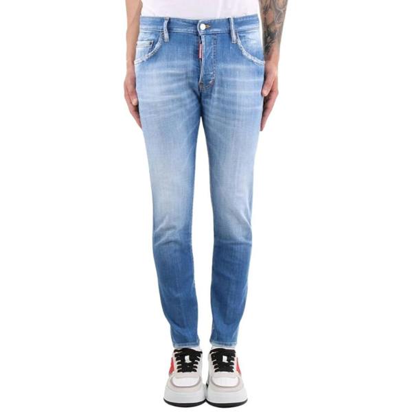 DSQUARED2 Distressed Skater Jean Slim Cut Jeans W32