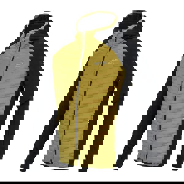 Regatta Childrens/Kids Andreson Hybrid Padded Jacket - Black/Wood Brown - 