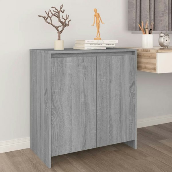 Berkfield Sideboard Grey Sonoma 70x41x75 cm Engineered Wood