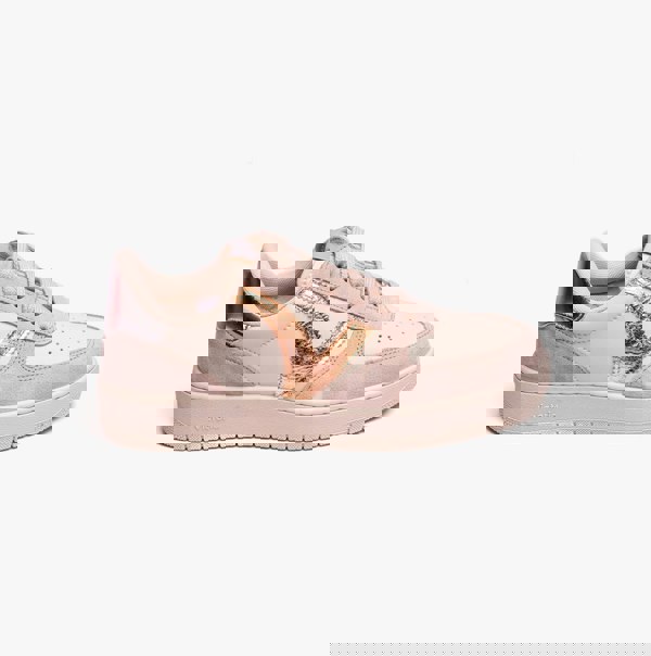 Victoria MADRID METAL & SPLIT LEATHER Womens Trainers Nude