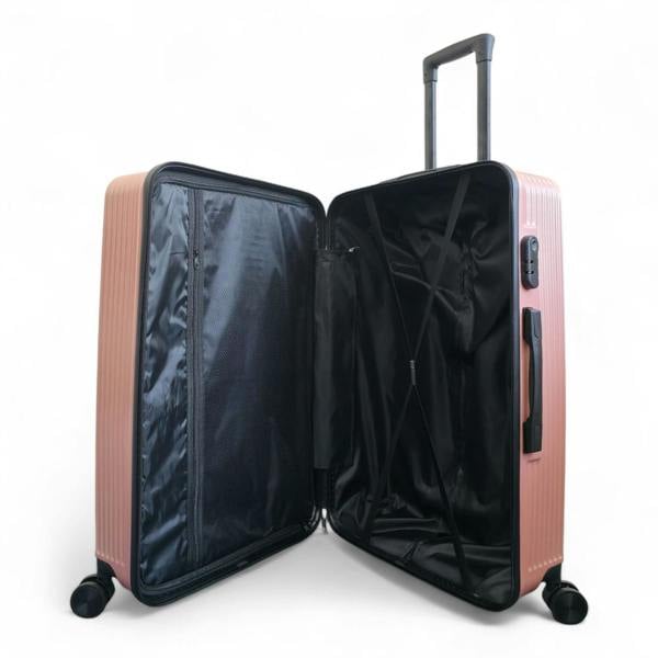 Infinity Luggage Hardshell Suitcase Set Robust 8 Wheel Luggage Cabin Case Bag