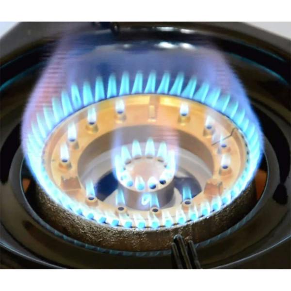 Gas stove Double burner with blue flames