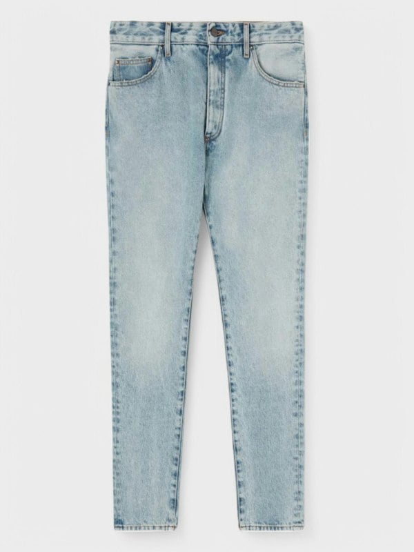 Palm Angels Back Logo Denim 'Light Blue' - Supplied FashionPalm Angels