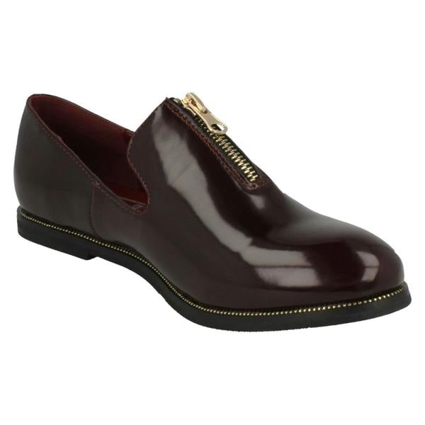 Down to Earth Ladies Down To Earth Zip Detail Loafer