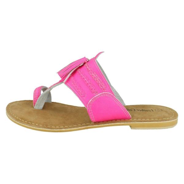 Leather Collection Ladies Leather Collection Toe Loop Sandals F00275