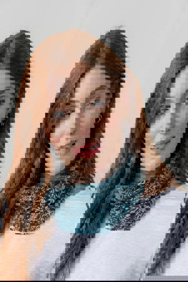 Lily & Me Multiband Fern Print Petrol