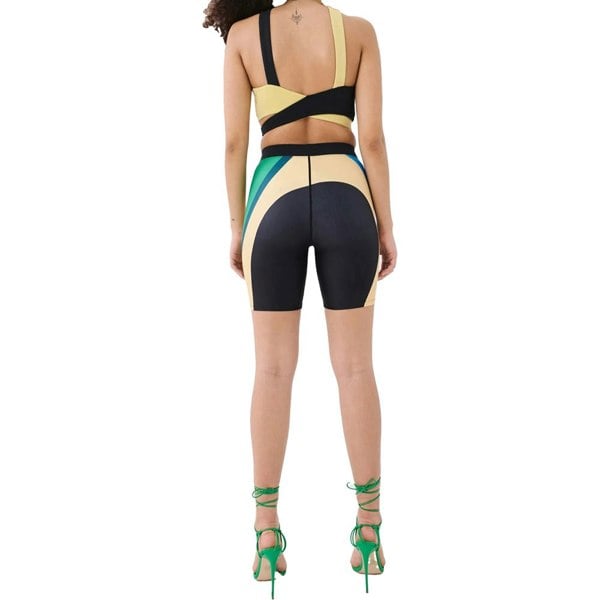 P.E Nation PE Nation Womens Reminisce Bike Short in Green