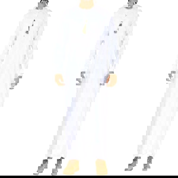 110_thobe_White_L - 56, 110_thobe_White_M - 54, 110_thobe_White_S - 52, 110_thobe_White_XL - 58, 110_thobe_White_XXL - 60