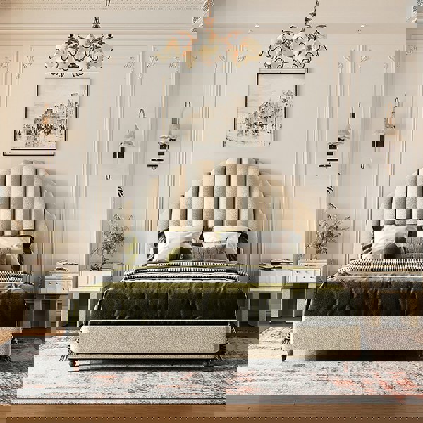 Persephone Shell Double Bed, King Size, Super King Size, Flannelette-Rit Concept-Rit Concept