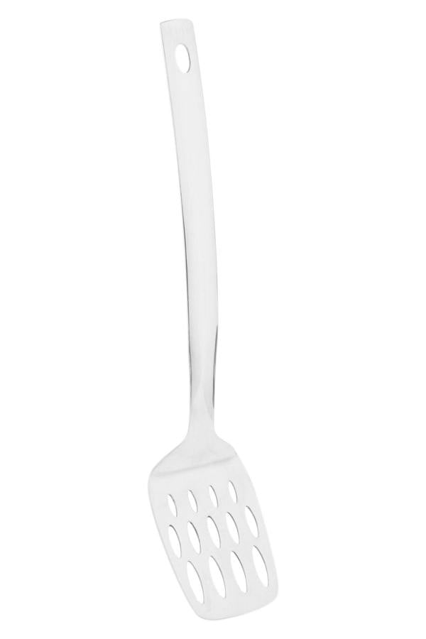 Interiors By Premier Modern Shiny Finish Slotted Turner,Kitchen Flipper For Fish Fillets,Non-Corrosive Stainless Steel Lifter