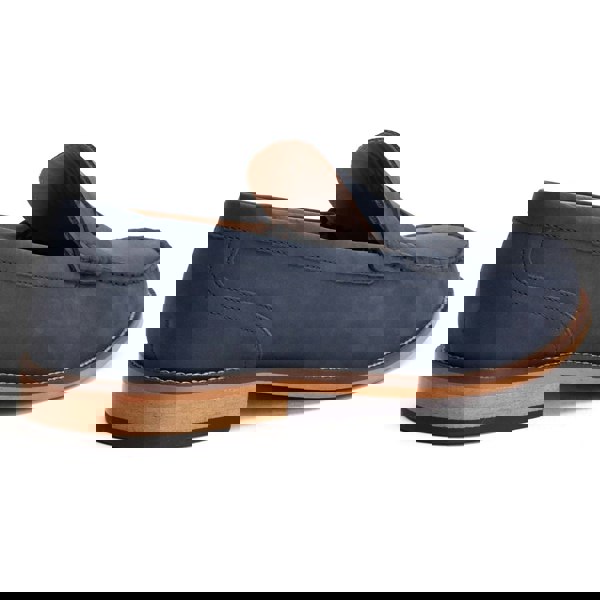 Base London Garfield Leather Men's Navy Loafers