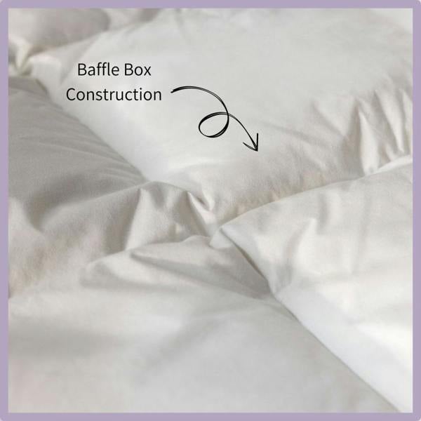 Surrey Down Duck Feather and Down 4.5tog Duvet - Down & Cotton