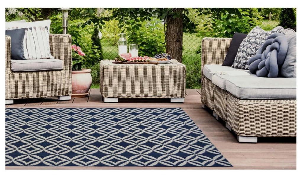 County Geo Indoor/Outdoor Rug | Stylish & Durable | The Rugs