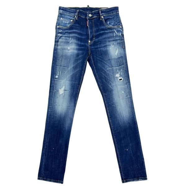 Dsquared Skater Skinny Jeans   in  Blue