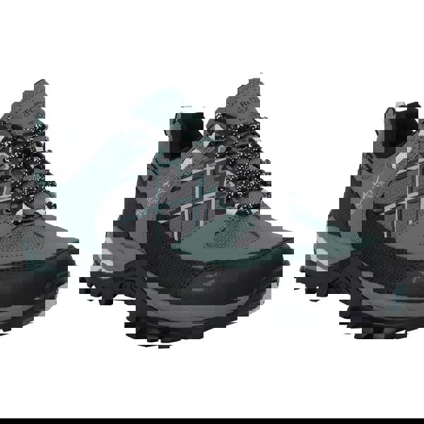 Regatta Womens/Ladies Samaris III Low Walking Shoes - Spruce Green/Granite - 