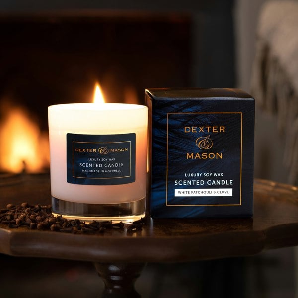 Dexter & Mason White Patchouli & Clove Candle