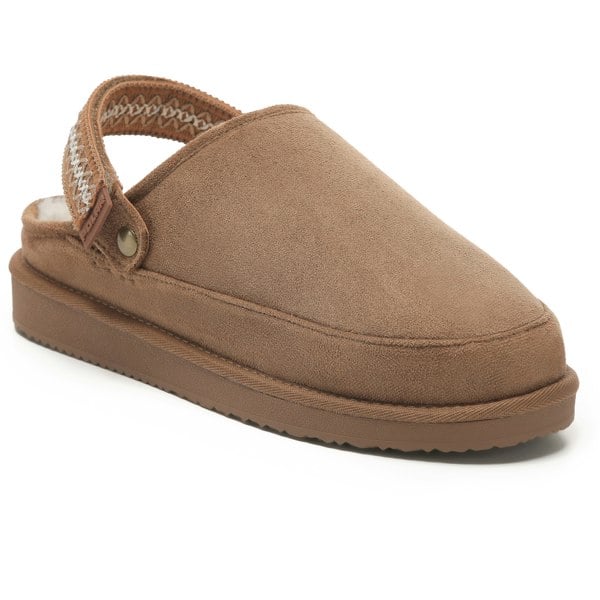 VIVA Polar Womens Suede Comfort Faux Fur Clogs – Slip-On Adjustable Strap