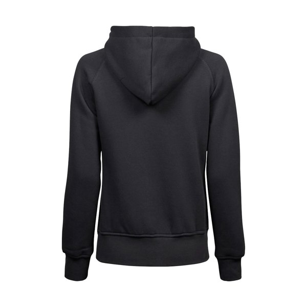 Tee Jays Womens/Ladies Full Zip Hooded Sweatshirt - Dark Grey