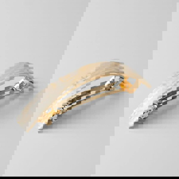 Narrow Arched Barrette Clip in 11cm Vanilla Handmade French Hair Accessories at Tegen Accessories