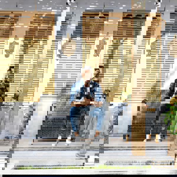 Rattan Storage Bench