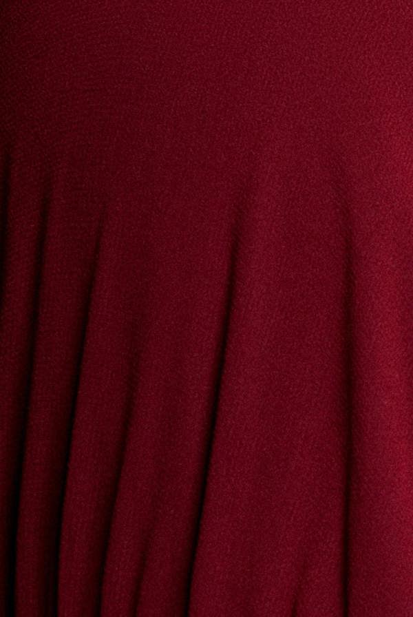 Sustainable Chiffon Flutter Sleeve Wrap Maxi Dress - Berry DR2486BBS